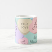 Cute Snoep Hearts Valentijnsdag Koffiemok (Center)