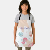 Cute Snoep Macarons Personalized Schort (Insitu)