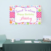 Cute Snoep Sweet 16 Birthday Party Spandoek (Beurs)