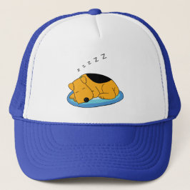Cute Snoring Puppy Dog Trucker Hat Trucker Pet
