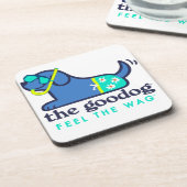 Cute Snorkel Pup Kust Coaster Bier Onderzetter (Linkerzijde)