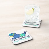 Cute Snorkel Pup Kust Coaster Bier Onderzetter (Rechterzijde)