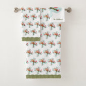 Cute Snow Angel Girl Bad Handdoek (Insitu)