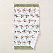 Cute Snow Angel Girl Bad Handdoek (Handdoek)