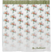 Cute Snow Angel Girl Douchegordijn (Voorkant)