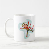 Cute Snow Angel Girl Koffiemok (Links)