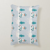 Cute Snow Beer Kinder Kerstmis Accent Kussen (Achterkant (Verticaal))