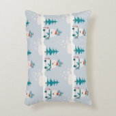 Cute Snow Beer Kinder Kerstmis Accent Kussen (Voorkant(Verticaal))