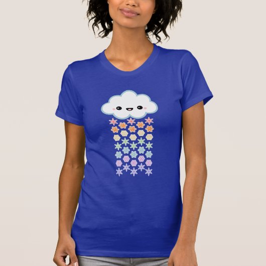 Cute Snow Cloud T-shirt (Voorkant)