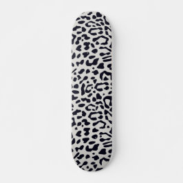 Cute Snow Leopard Animal Print Patroon Persoonlijk Skateboard