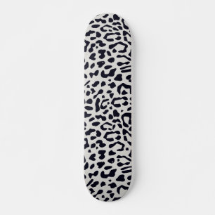 Cute Snow Leopard Animal Print Patroon Persoonlijk Skateboard