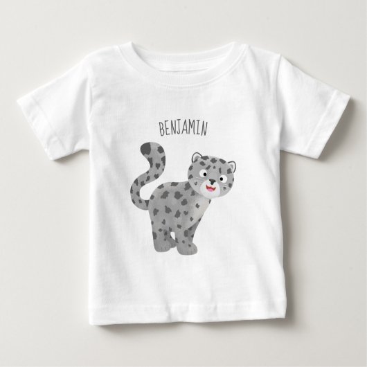 Cute snow leopard cartoon (Voorkant)