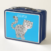 Cute snow leopard cartoon (Achterkant)
