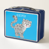 Cute snow leopard cartoon (Voorkant)