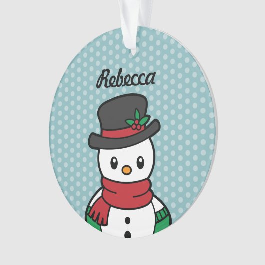Cute Snow Pals ornament (voorkant)