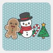 Cute Snow Pals Stickers (Voorkant)
