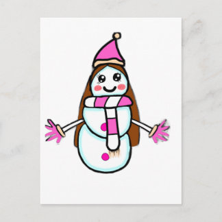  Cute Snow Woman – Assinet’s Vision of Fairness Ca Briefkaart