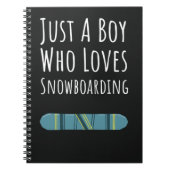 Cute Snowboarder Gifts For Boys Kids Winter Sports Notitieboek (Voorkant)