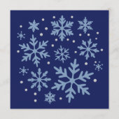 Cute Snowflake Christmas Winter Holiday Cozy Xmas  Kaart (Voorkant)