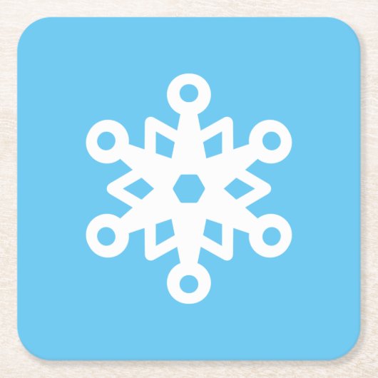 Cute Snowflake Kartonnen Onderzetters (Voorkant)