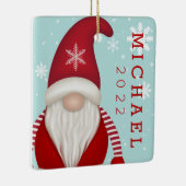 Cute Snowflake keramisch keramisch sieraad Keramisch Ornament (Rechts)