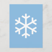 Cute Snowflake-kerstBriefkaart Briefkaart (Voorkant)