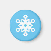 Cute Snowflake Magneet (Voorkant)
