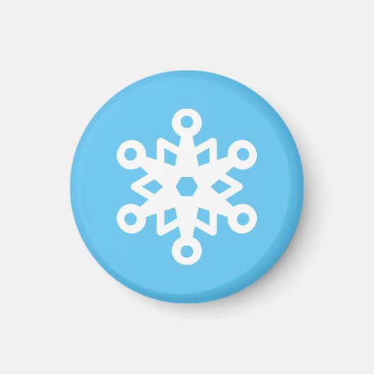 Cute Snowflake Magneet (Voorkant)