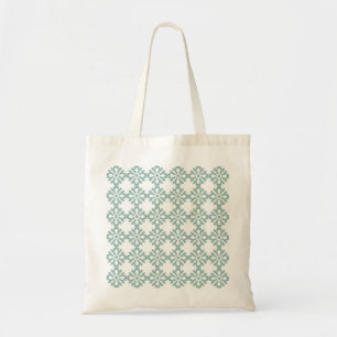 Cute Snowflake Mosaic Canvas tas