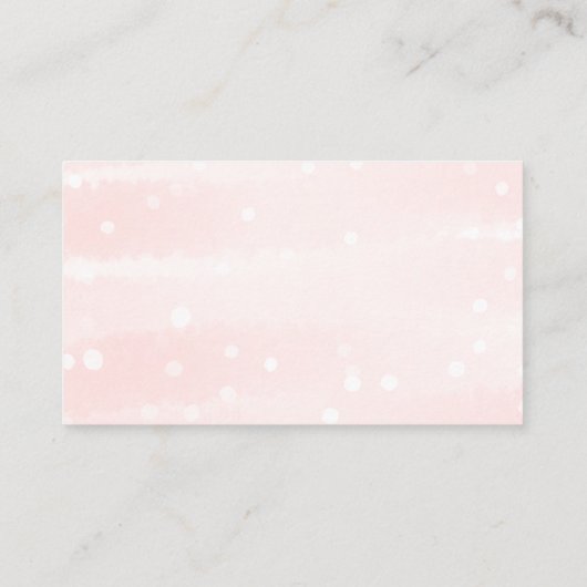 Cute Snowflakes Baby shower Books for Baby Informatiekaartje (Achterkant)