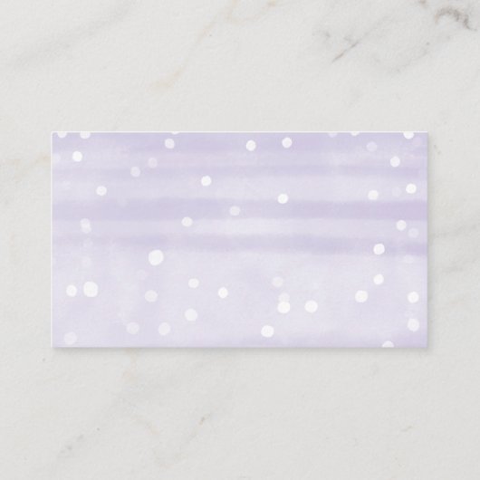 Cute Snowflakes Baby shower Books for Baby Informatiekaartje (Achterkant)