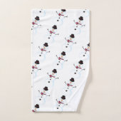 Cute Snowman Bad Handdoek (Handdoek)