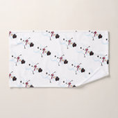 Cute Snowman Bad Handdoek (Handdoek)