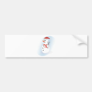 Cute Snowman Bumpersticker