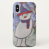 Cute Snowman Case-Mate iPhone Case (Achterkant)