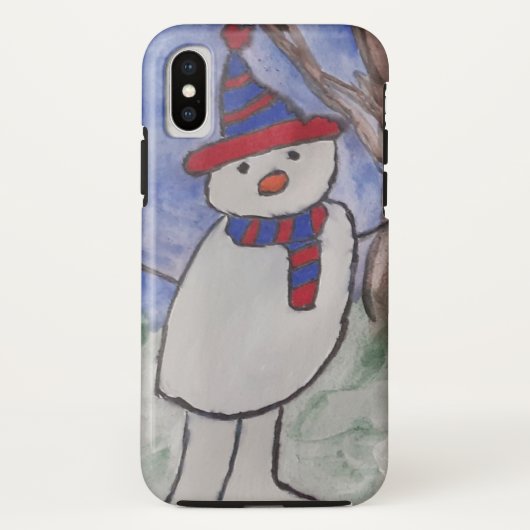 Cute Snowman Case-Mate iPhone Case (Achterkant)