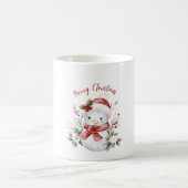 Cute Snowman Christmas Mug Koffiemok (Center)