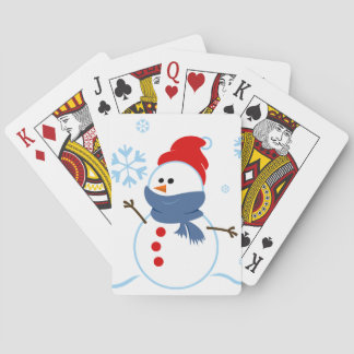 Cute Snowman Deck of Cards Speelkaarten