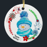Cute Snowman Decoration kerstboom Ornamenten<br><div class="desc">Snowman Decoration Merry kerstboom Ornamenten . kerstversiering voor je kerstboom of een geloof en zegen thuis decor voor elke dag van het jaar. Een prachtig ontworpen geloof ornament houdt het thuisdecor vol met Snowman en andere afbeeldingen die prachtig zijn ingebouwd.. Decoreer je kerstboom met deze prachtig ontworpen ornamenten. Er zijn...</div>