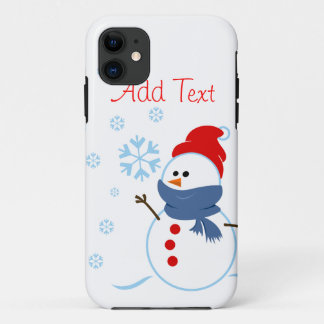 Cute Snowman Design Case-Mate iPhone Case