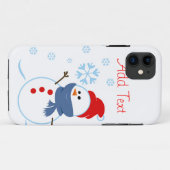 Cute Snowman Design Case-Mate iPhone Case (Achterkant (horizontaal))