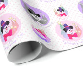 Cute Snowman Designer Star Patterned Cadeaupapier (Rol Hoek)