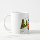 Cute Snowman en Mok kerstboomkoffie (Links)