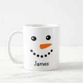 Cute Snowman Face Personal Name Mok (Links)