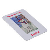 Cute Snowman Flexible Magneet (Rechterzijde)