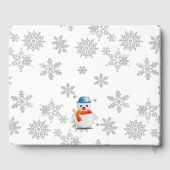 Cute Snowman Gastenboek (Achterkant)