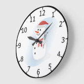 Cute Snowman Grote Klok (Hoek)