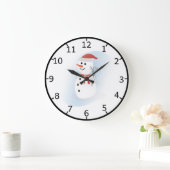 Cute Snowman Grote Klok (Huis)