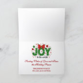 Cute Snowman in Plaid Hat Christmas Feestdagen Kaart (Binnen)