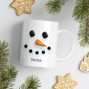 Cute Snowman kerst - Persoonlijke feestdag Koffiemok